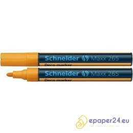Marker kredowy Schneider Maxx 265 Deco pomarańczowy
