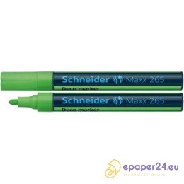 Marker kredowy Schneider Maxx 265 Deco zielony