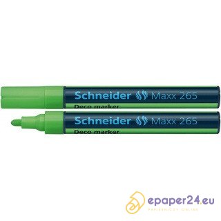 Marker kredowy Schneider Maxx 265 Deco zielony Marker kredowy Schneider Maxx 265 Deco zielony