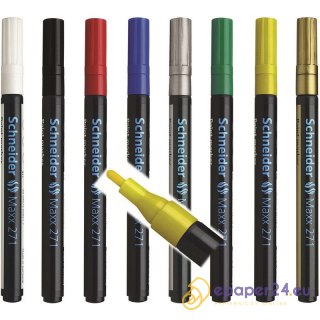 Marker olejowy Schneider Maxx 271 srebrny