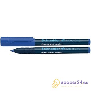 Marker permanentny Schneider Maxx 240 niebieski Marker permanentny Schneider Maxx 240 niebieski