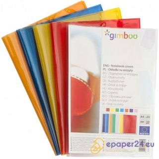 Okładka na zeszyt Gimboo A4 przezroczysta