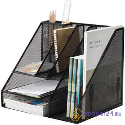 Organizer na biurko Q-Connect Office Set metalowy Organizer na biurko Q-Connect Office Set metalowy
