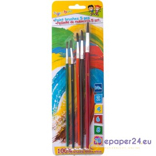 Pędzle Gimboo rozmiar: 2,4,6,8,10 (5)