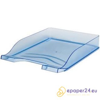 PÓŁKA NA DOKUMENTY BANTEX PRZEZROCZYSTA NIEBIESKA