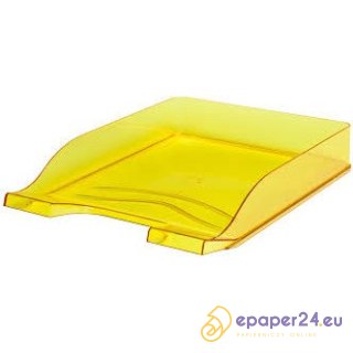PÓŁKA NA DOKUMENTY BANTEX PRZEZROCZYSTA ŻÓŁTA