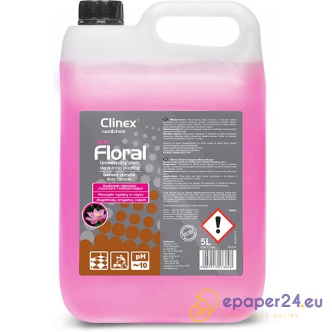 Płyn Clinex Floral Blush 5L (do mycia podłóg) Płyn Clinex Floral Blush 5L (do mycia podłóg)
