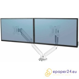 Ramię na 2 monitory Fellowes Platinum poziome białe