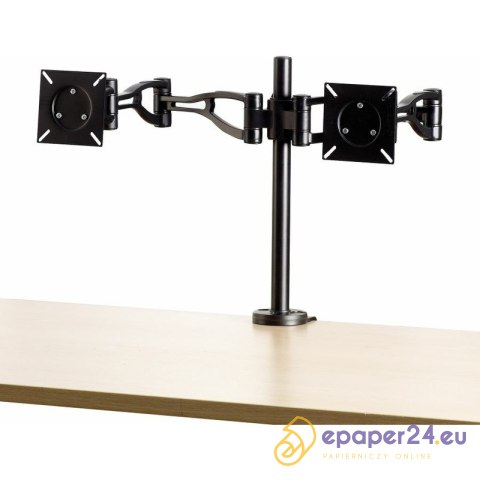 Ramię na 2 monitory Fellowes Vista czarne Ramię na 2 monitory Fellowes Vista czarne