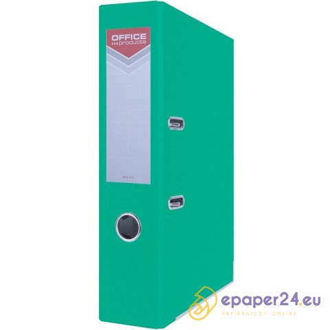 Segregator Office Products Officer A4/75mm turkusowy Segregator Office Products Officer A4/75mm turkusowy