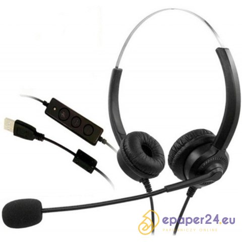 Słuchawki z mikrofonem MediaRangae MROS304 USB Słuchawki z mikrofonem MediaRangae MROS304 USB