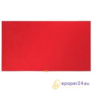 TABLICA TEKSTYLNA NOBO 55" (122x69cm) CZERWONA