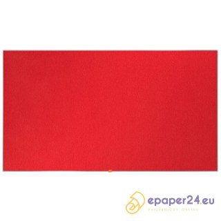 TABLICA TEKSTYLNA NOBO 85" (188x106cm) CZERWONA