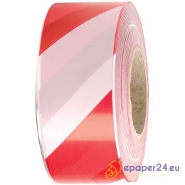 TAŚMA OSTRZEGAWCZA SMART 100mm/100m BIAŁO-CZERWONA