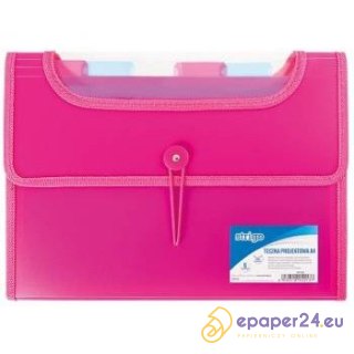 TECZKA PP STRIGO A4 6 PRZEKŁADEK FIOLETOWA