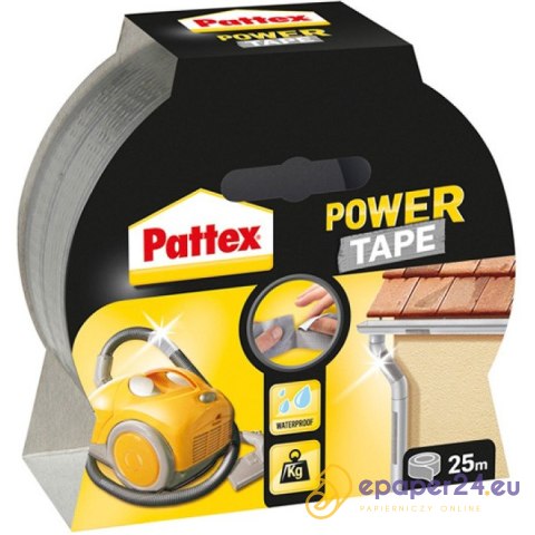 Taśma naprawcza Pattex Power Tape 48mm/25m srebrna Taśma naprawcza Pattex Power Tape 48mm/25m srebrna
