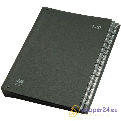 Teczka korespondencyjna Elba A4 1-31 czarna Teczka korespondencyjna Elba A4 1-31 czarna