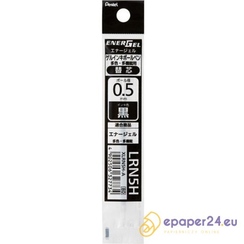 WKŁAD DO CIENKOPISU PENTEL EnerGel LRN5H CZARNY WKŁAD DO CIENKOPISU PENTEL EnerGel LRN5H CZARNY