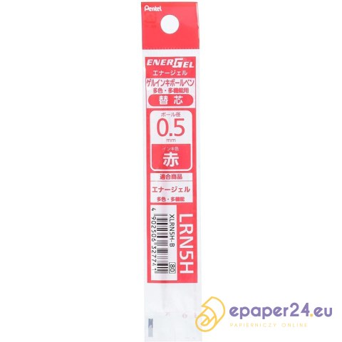WKŁAD DO CIENKOPISU PENTEL EnerGel LRN5H CZERWONY WKŁAD DO CIENKOPISU PENTEL EnerGel LRN5H CZERWONY