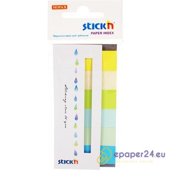 ZAKŁADKI STICK'N 15x45mm 6 KOLORÓW (6x30) ZAKŁADKI STICK'N 15x45mm 6 KOLORÓW (6x30)