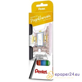 Zestaw do projektowania Pentel Sign Pen S520