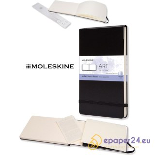 Album Moleskine Watercolor L (13x21cm) czarny