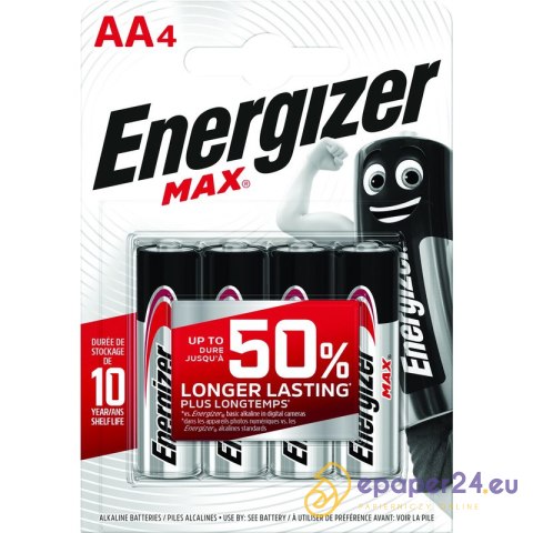 Baterie Energizer Max AA LR6 1.5V (4) Baterie Energizer Max AA LR6 1.5V (4)