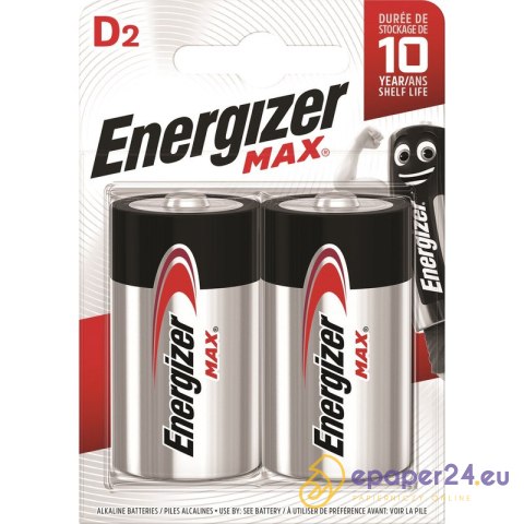 Baterie Energizer Max D LR20 1.5V (2) Baterie Energizer Max D LR20 1.5V (2)