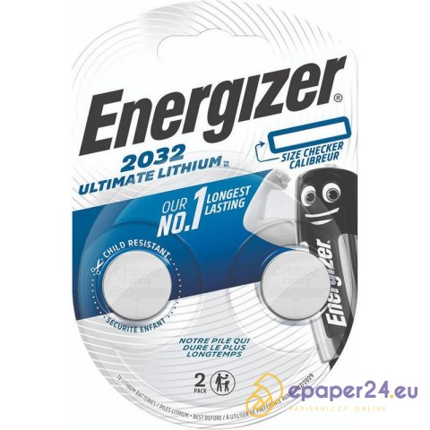 Baterie Energizer Ultimate Lithium CR2032 3V (2) Baterie Energizer Ultimate Lithium CR2032 3V (2)