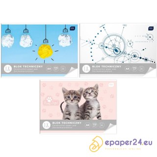 Blok techniczny Interdruk A3/10k biały