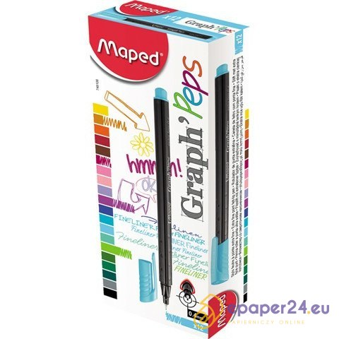 CIENKOPIS MAPED GRAPH'PEPS 0,4mm POMARAŃCZOWY CIENKOPIS MAPED GRAPH'PEPS 0,4mm POMARAŃCZOWY