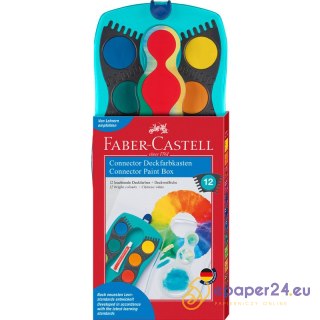Farby akwarelowe Faber-Castell Connector 12 kolorów