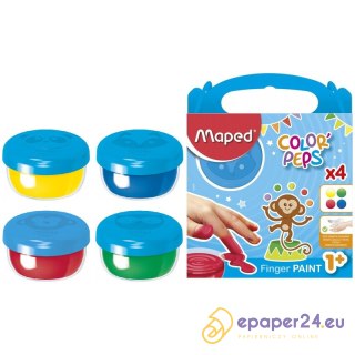 Farby do malowania palcami Maped Color'Peps Early Age 4 kolory