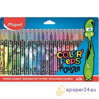 Flamastry Maped Color'Peps Monster 24 kolory