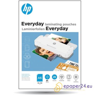 Folia laminacyjna HP Everyday A6/80µm błysk (25)