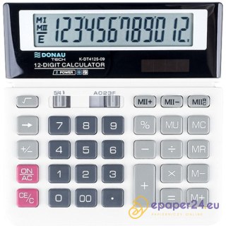 Kalkulator Donau Tech K-DT4125-09 biały