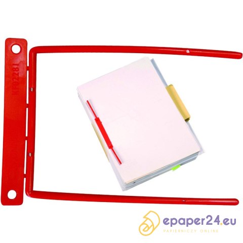 Klipsy archiwizacyjne Q-Connect D-Clip czerwone (100) Klipsy archiwizacyjne Q-Connect D-Clip czerwone (100)