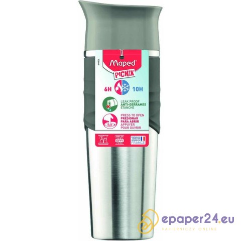 Kubek termiczny Maped Picnik Concept Adult 320ml szary Kubek termiczny Maped Picnik Concept Adult 320ml szary