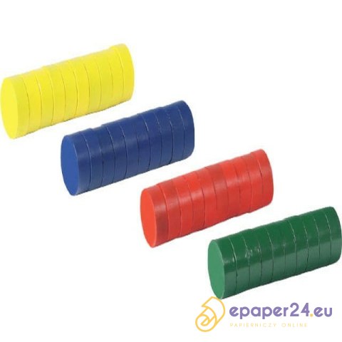 Magnesy Fandy śr.15mm 4 kolory (4x10) Magnesy Fandy śr.15mm 4 kolory (4x10)