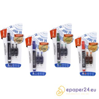 Marker permanentny MemoBe (+ 2 tusze) zielony