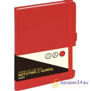 Notatnik Grand A6/80k kratka czarny
