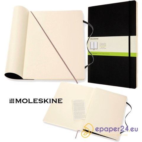 Notatnik Moleskine Classic A4 (21x29.7cm) gładki czarny Notatnik Moleskine Classic A4 (21x29.7cm) gładki czarny
