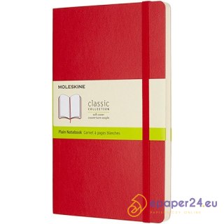 Notatnik Moleskine Classic L (13x21cm) gładki czerwony