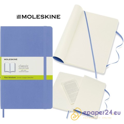 Notatnik Moleskine Classic L (13x21cm) gładki niebieski Notatnik Moleskine Classic L (13x21cm) gładki niebieski