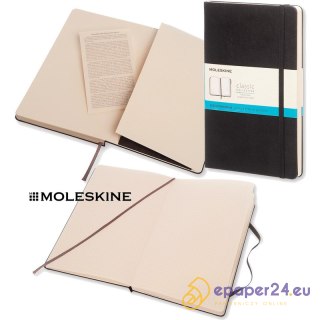Notatnik Moleskine Classic L (13x21cm) kropki czarny