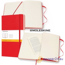 Notatnik Moleskine Classic L (13x21cm) linie czerwony