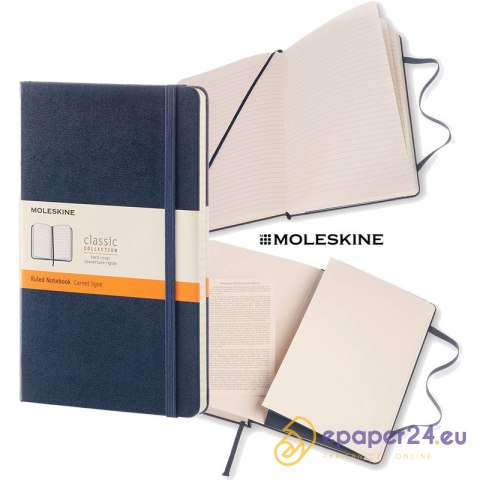 Notatnik Moleskine Classic L (13x21cm) linie niebieski Notatnik Moleskine Classic L (13x21cm) linie niebieski