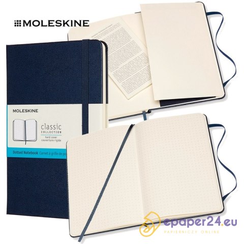 Notatnik Moleskine Classic M (11.5x18cm) kropki niebieski Notatnik Moleskine Classic M (11.5x18cm) kropki niebieski