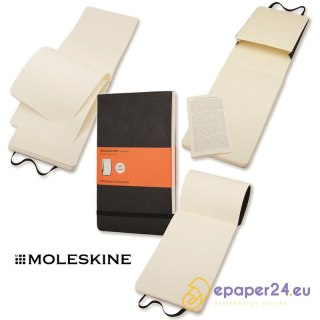 Notatnik Moleskine Reporter P (9x14cm) linia czarny