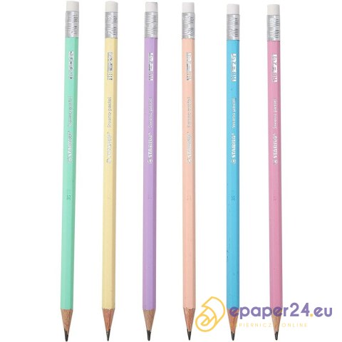 Ołówek Stabilo Swano Pastel HB żółty Ołówek Stabilo Swano Pastel HB żółty